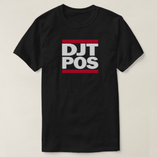 T-shirt noir DJT-POS