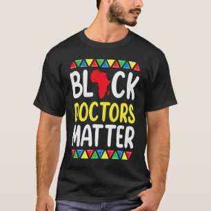 T-shirt Noir Doctors importance Histoire du vêtement Fiert