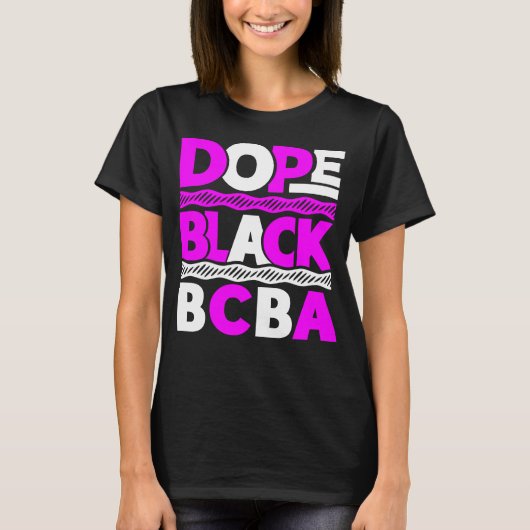 T-shirt noir Dope BCBA (Devant)