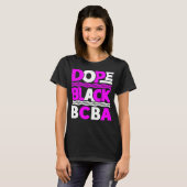 T-shirt noir Dope BCBA (Devant entier)