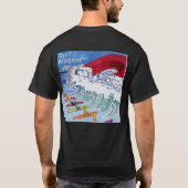 T-shirt noir dos Surf Magnet men (Dos)