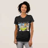 T-shirt noir du chat 464 (Devant entier)