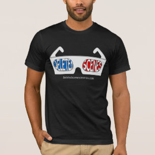 T-shirt noir du logo 3D