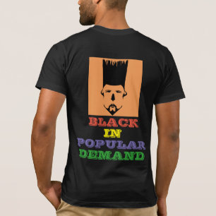 T-shirt noir en demande populaire