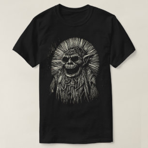 T-shirt noir et blanc