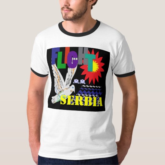 T-shirt Noir et blanc (Devant)