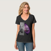 T-shirt noir et blanc (Devant entier)