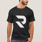 T-shirt noir et blanc de RumaTube (Devant)