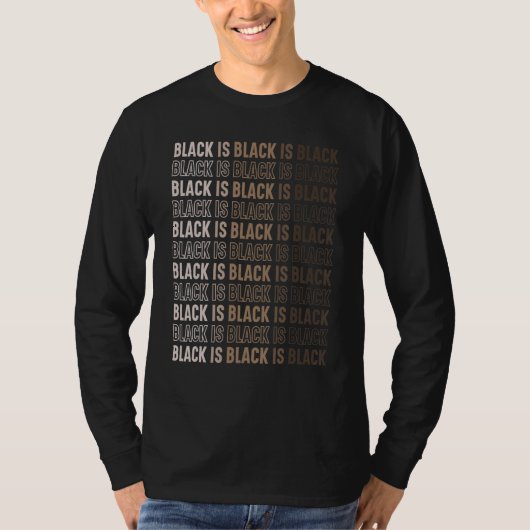 T-shirt Noir Et Fier Noir Histoire Mois Afrocentric Bl (Devant)