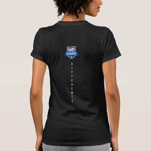 T-Shirt (Noir - Femmes) (Dos)