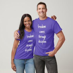 T-shirt noir Freedom Basic
