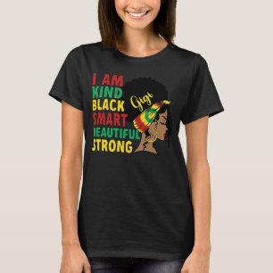 T-shirt Noir Gigi Grande-mère Africaine Américaine Gigi Gr