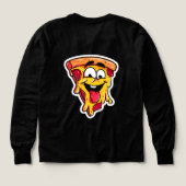 T-shirt noir graphique Grumpy Burger Crown (Motif dos)