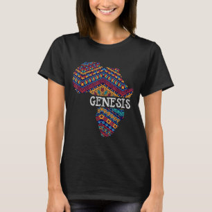 T-shirt Noir Histoire Mois Genèse Cadeau Femmes Hommes Enf