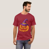 T-shirt noir Holloween Basic (Devant entier)