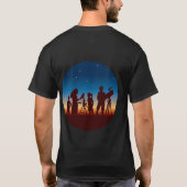 T-shirt noir homme (Dos)