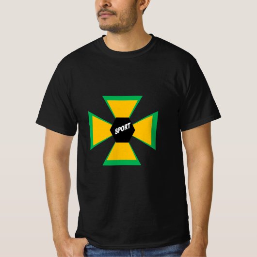 T-shirt noir homme  AFRICA  SPORT (Devant)