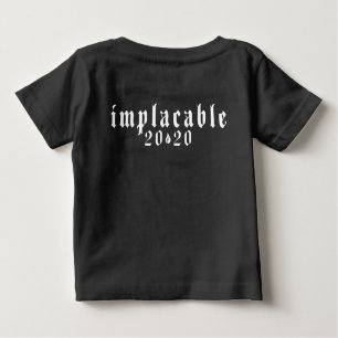 T-shirt noir IMPLACABLE 2020