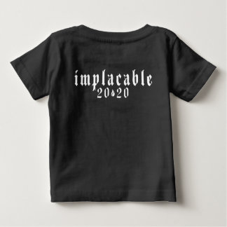 T-shirt noir IMPLACABLE 2020