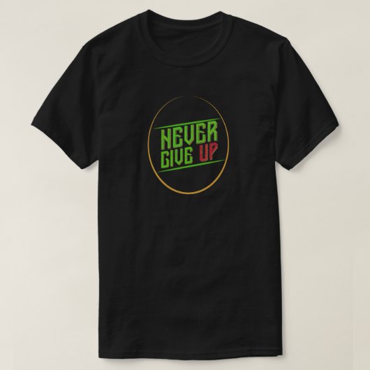 T-shirt noir imprimé (Design devant)
