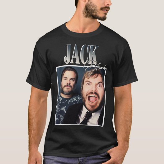 T-shirt noir Jack (Devant)