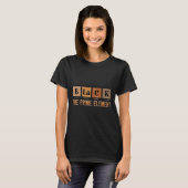 T-shirt Noir Le Premier Élément Noir Histoire Mois Période (Devant entier)
