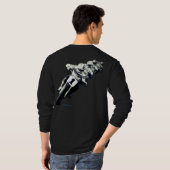 T-SHIRT NOIR MANCHE LONGUE 2025 (Dos entier)
