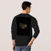 T-shirt noir manches longues  (Dos entier)