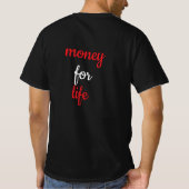 t-shirt noir minimaliste. (Dos)