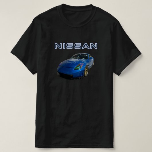 T-shirt noir Nissan (Design devant)