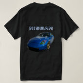 T-shirt noir Nissan (Design dos)