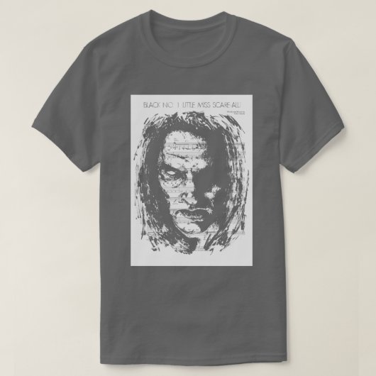 T-shirt Noir non (Design devant)