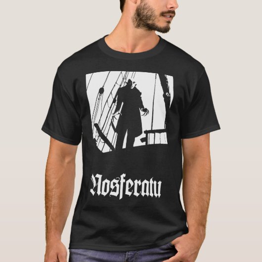 T-shirt Noir Nosferatu (Devant)