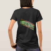 T-shirt noir "Obsession Suppression" pour femmes. (Dos)