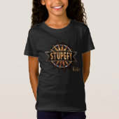 T-Shirt Noir & Or Stupefy Spell Graphisme (Devant)