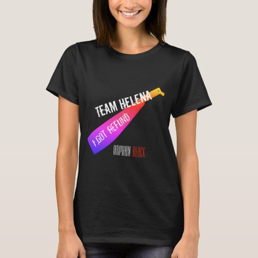 T-shirt noir orphelin ai obtenu remboursement de (Devant)