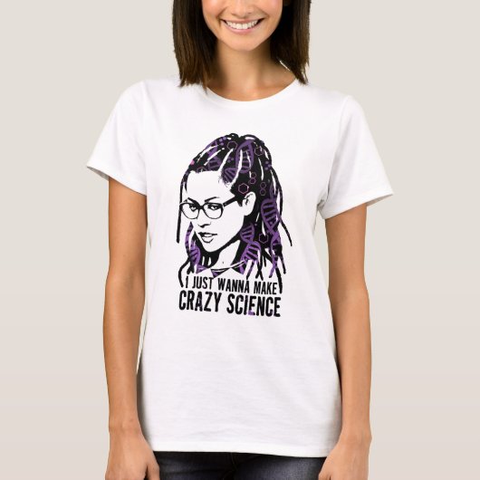 T-shirt Noir orphelin | Cosima - la Science folle (Devant)