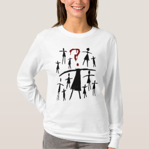 T-shirt Noir orphelin   Helena - croquis de clone