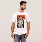 T-shirt Noir orphelin | Helena - croquis gothique (Devant entier)