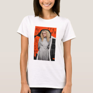 T-shirt Noir orphelin Helena - croquis gothique