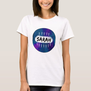 T-shirt noir orphelin - Sarah