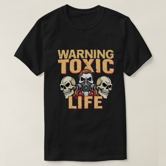 T-shirt noir pour hommes (Design devant)