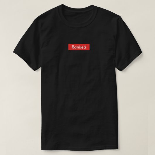 T-shirt noir rangé (Design devant)