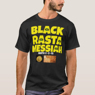 T-shirt noir RASTA MESSIAH Basic Dark