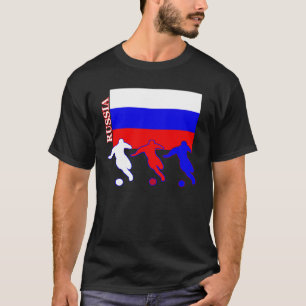 T-shirt noir Russie Football