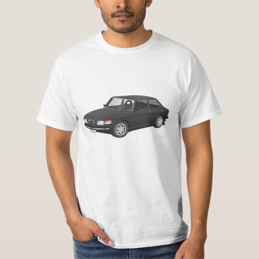 T-shirt Noir SAAB 99 (Devant)