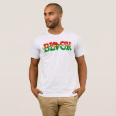 T-shirt noir sans excuses (Devant entier)
