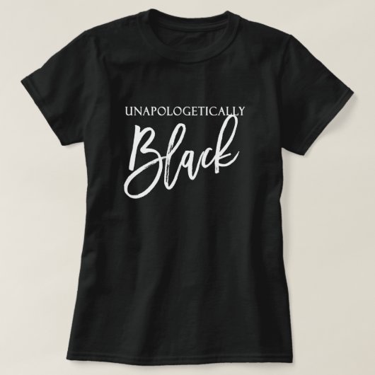 T-shirt Noir sans excuses (Design devant)