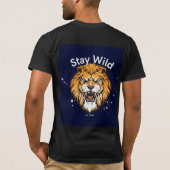 t-shirt noir sauvage (Dos)