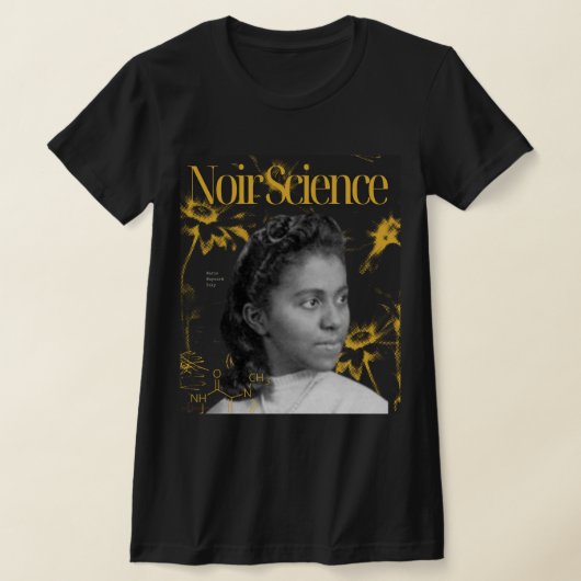 T-shirt Noir Science Capsule : une collection d'histoire n (Poser)